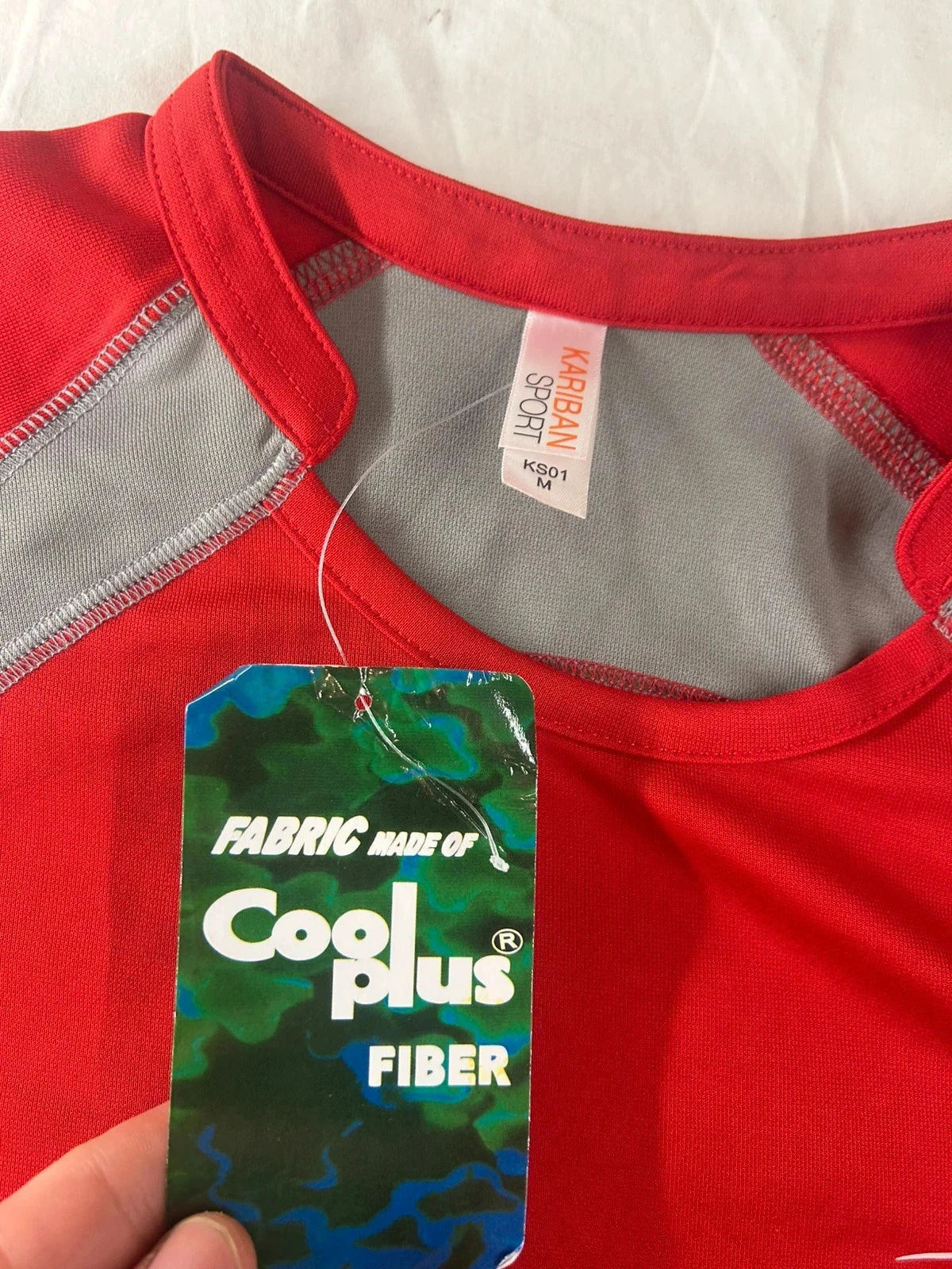 Conjunto de 4 t-shirts vermelho cinza scalis – photo 6